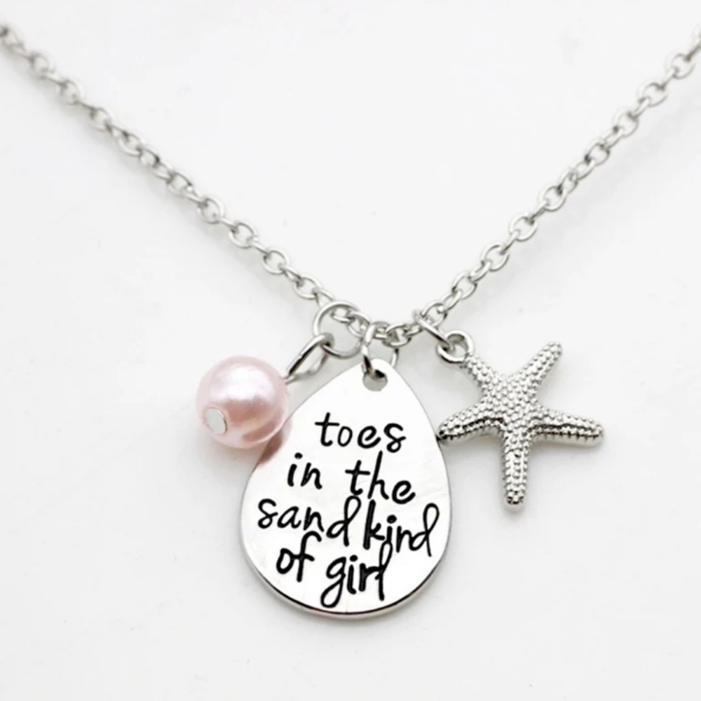 Toes In The Sand Kind of Girl Necklace - Picture 2 of 4